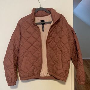 Light Pink Vuori Puffer Coat